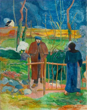 Paul Gauguin Painting - Bonjour Monsieur Gauguin Postimpresionismo Primitivismo Paul Gauguin